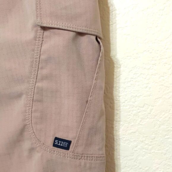 Tactical Series Men 8 Pocket Tan Cargo Pants Size 40 - Picture 4 of 7